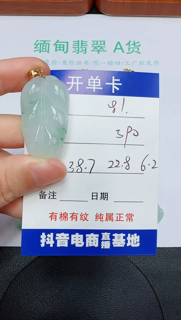吊坠(赠链)未镶嵌翡翠81
