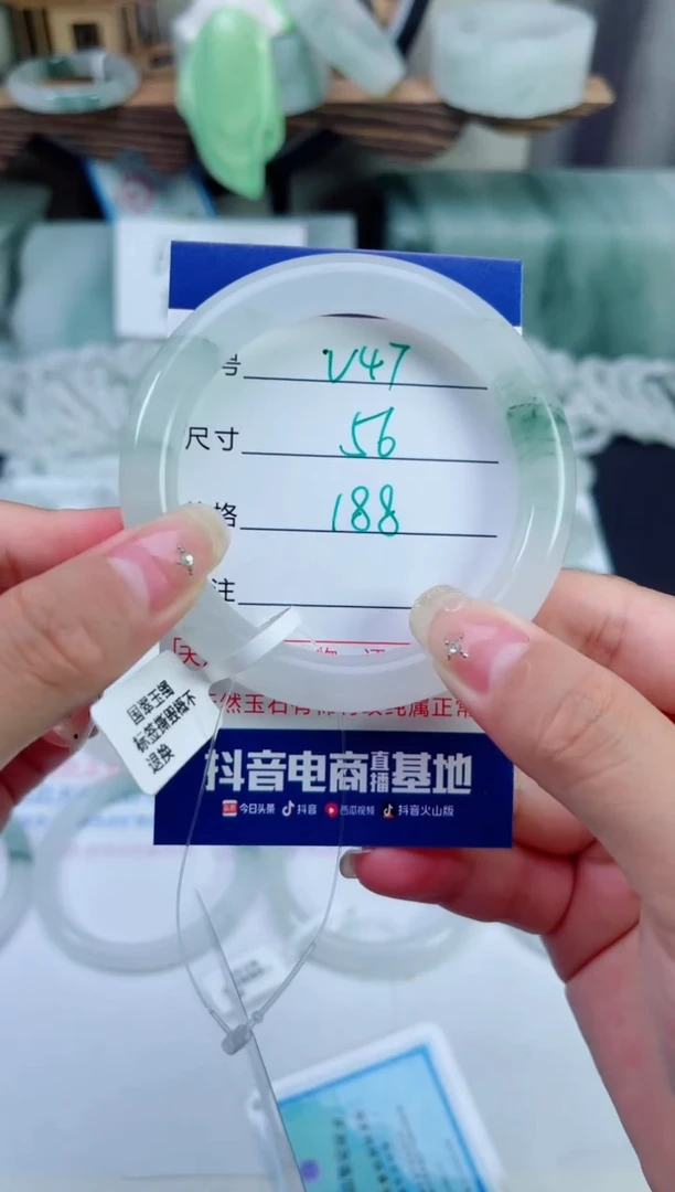 未镶嵌手镯石英质玉（天山翠）47