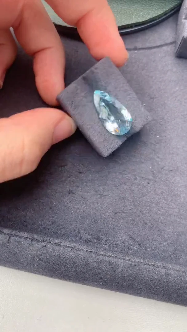 裸石海蓝宝石6ct海蓝宝  DG