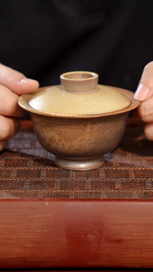 陶瓷奢瓷/瑞寅柴烧茶器（盖碗）598