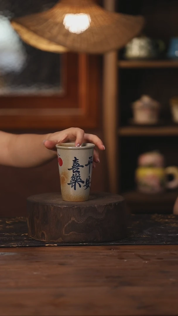 陶瓷景德镇高温釉下手绘陶瓷358