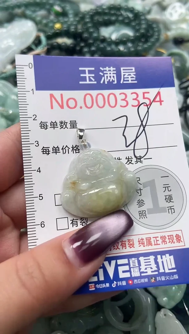 颈饰未镶嵌翡翠3354