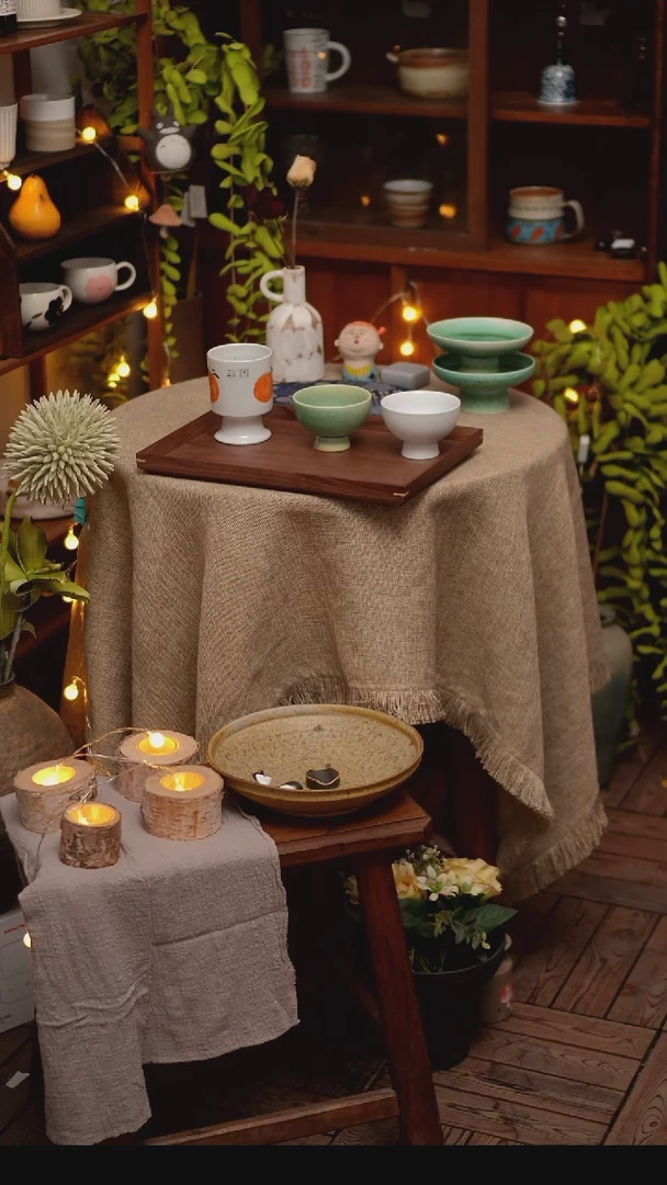 【闪购商品】瓷片三个杯子三个