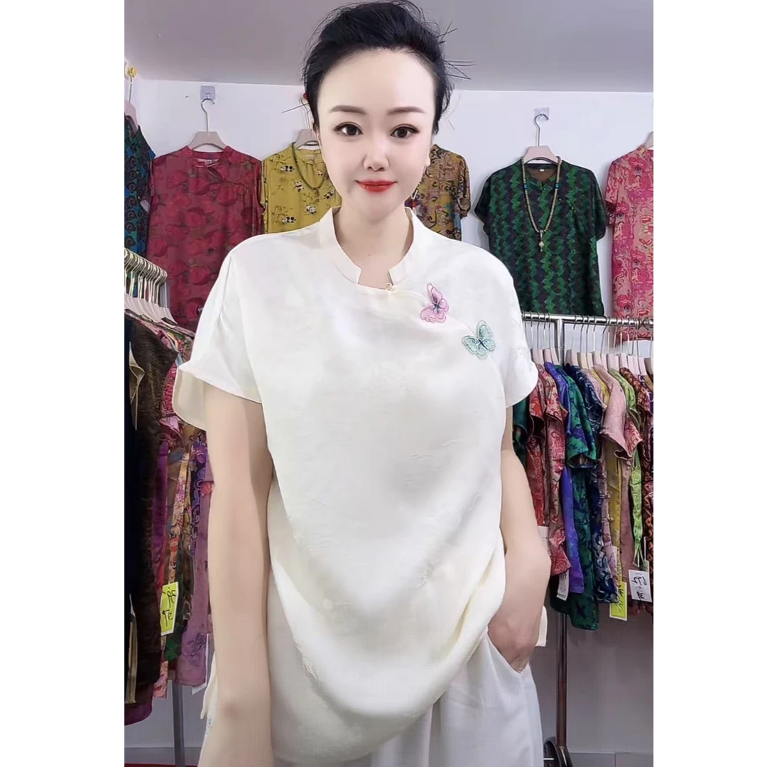 655款时尚气质夏季新中式上衣