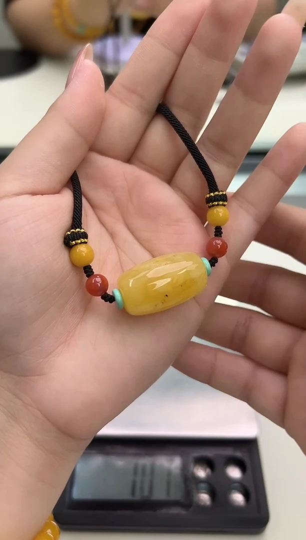 裸石琥珀未镶嵌琥珀蜜蜡吊坠