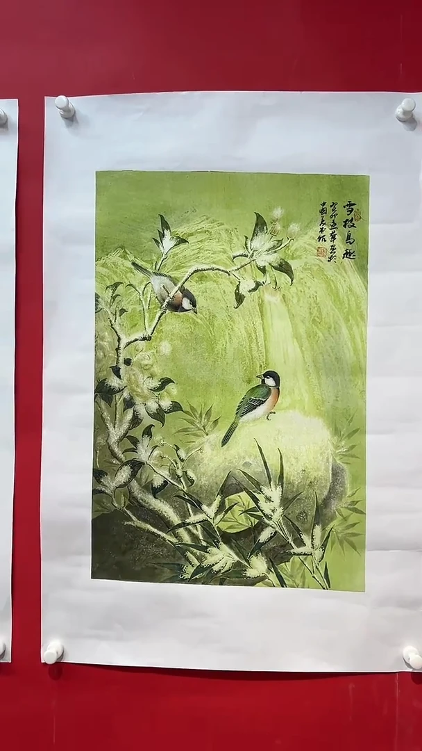国画画家陆远华纯手绘原作
