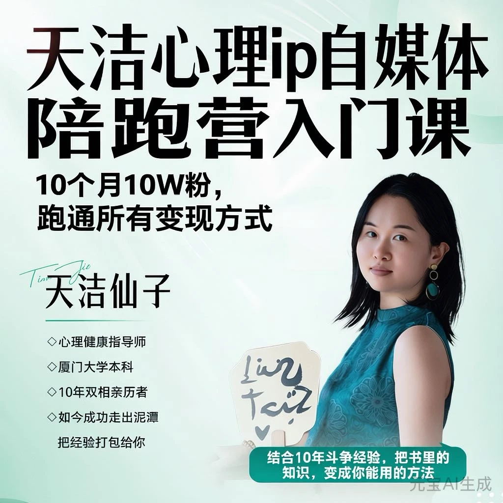 心理ip陪跑营-入门课-25112506296