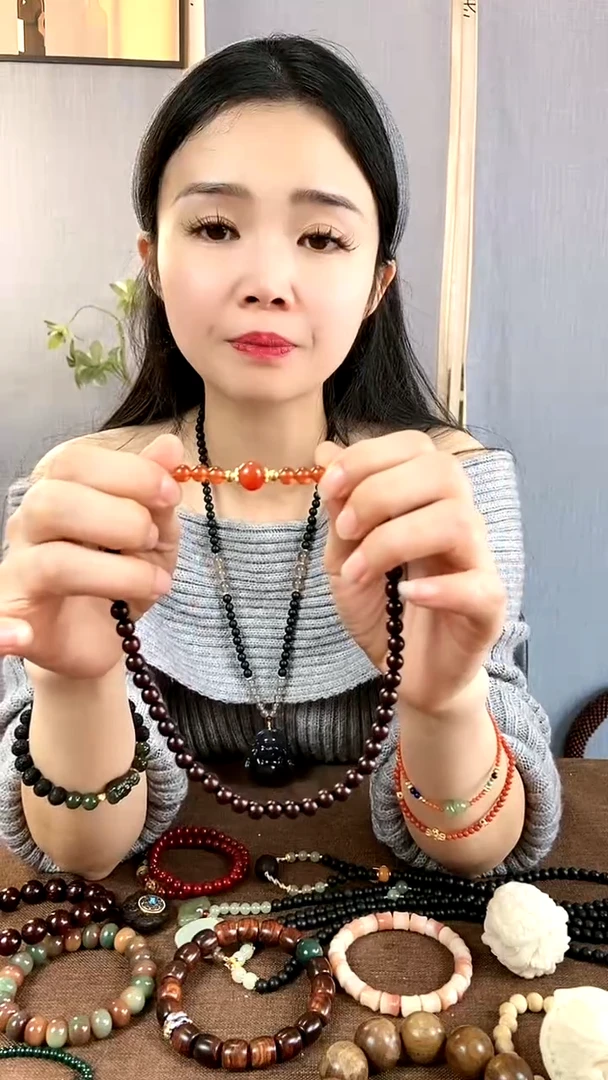 【闪购商品】白玉菩提吊坠紫紫双圈设计款