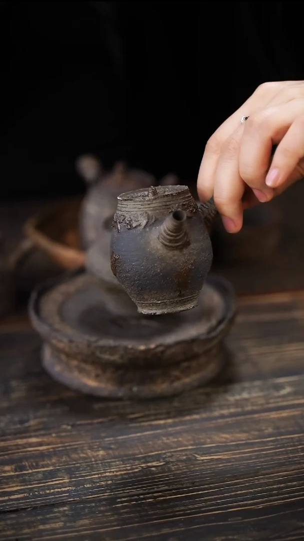 全手工制作 南蛮侧把壶