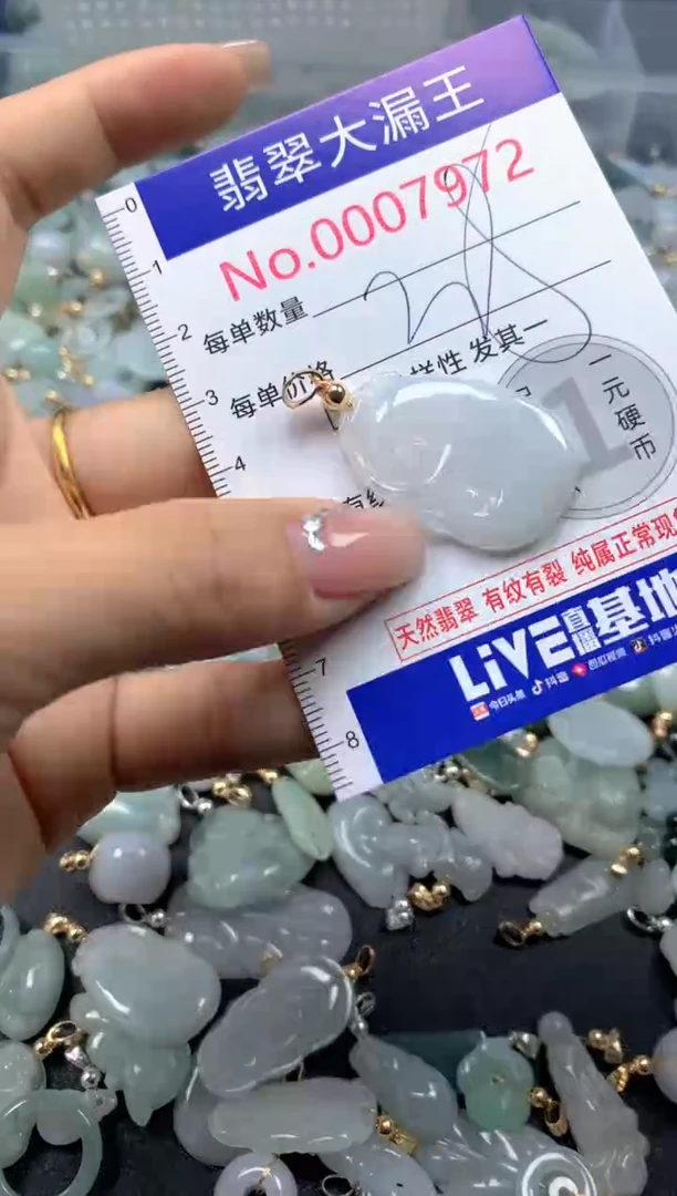 颈饰未镶嵌翡翠7972