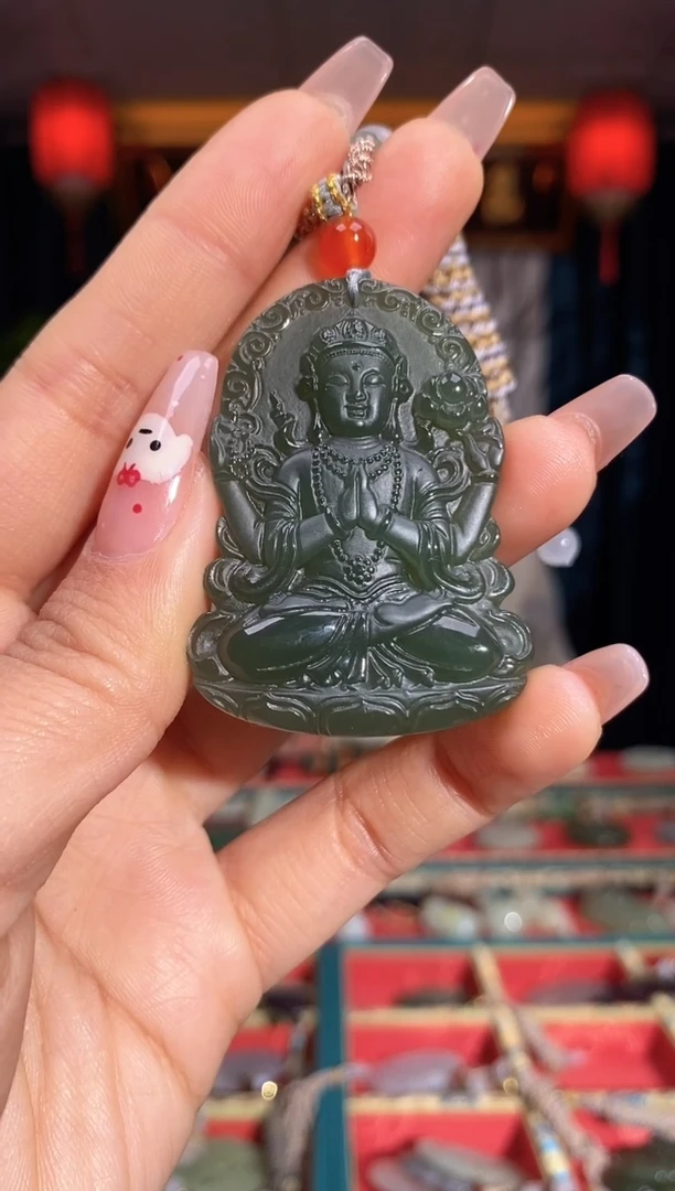 【闪购商品】和田玉颈饰未镶嵌度母