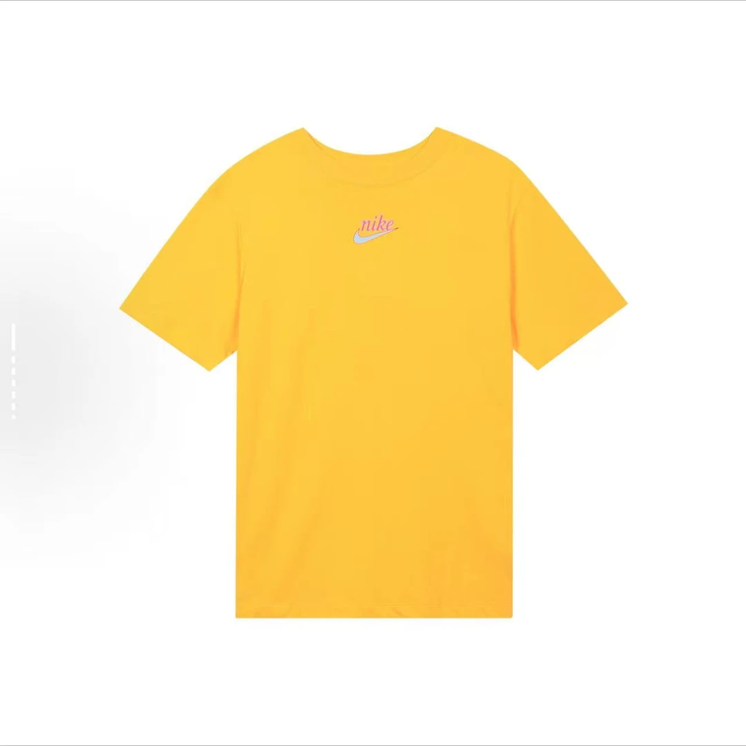 Nike 印花Logo卡通图案圆领美式多巴胺短袖正肩袖T恤 DV3204 TB