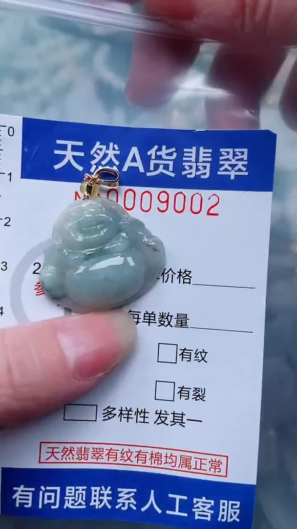 翡翠未镶嵌吊坠(不含链)1