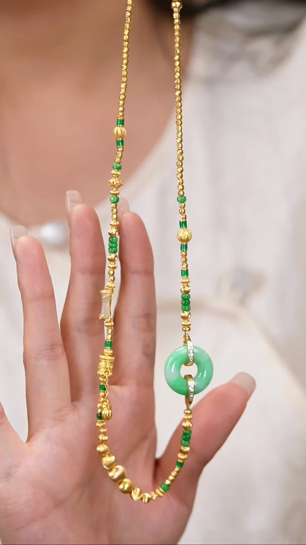 项链未镶嵌翡翠项链92