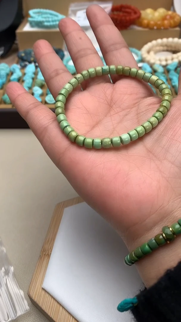 未镶嵌绿松石珠宝半成品56