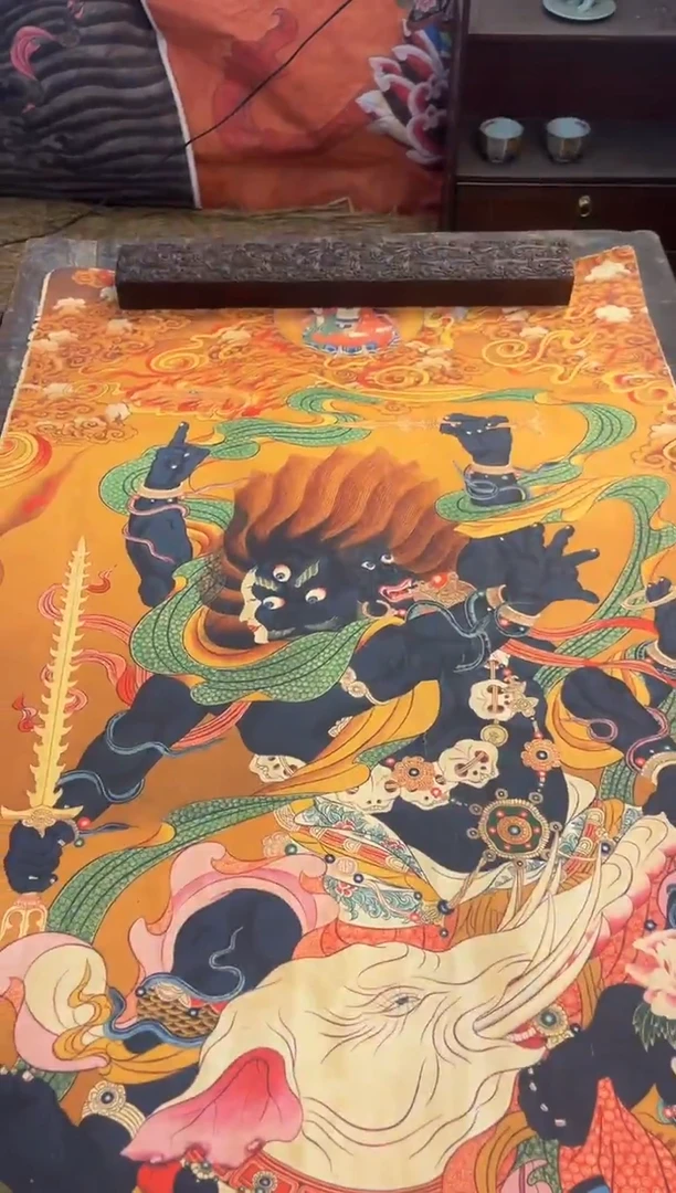 卷轴画大朱画院老六专属AA