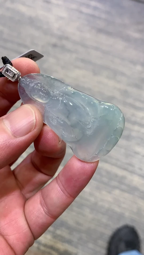 颈饰未镶嵌翡翠天然A货翡翠