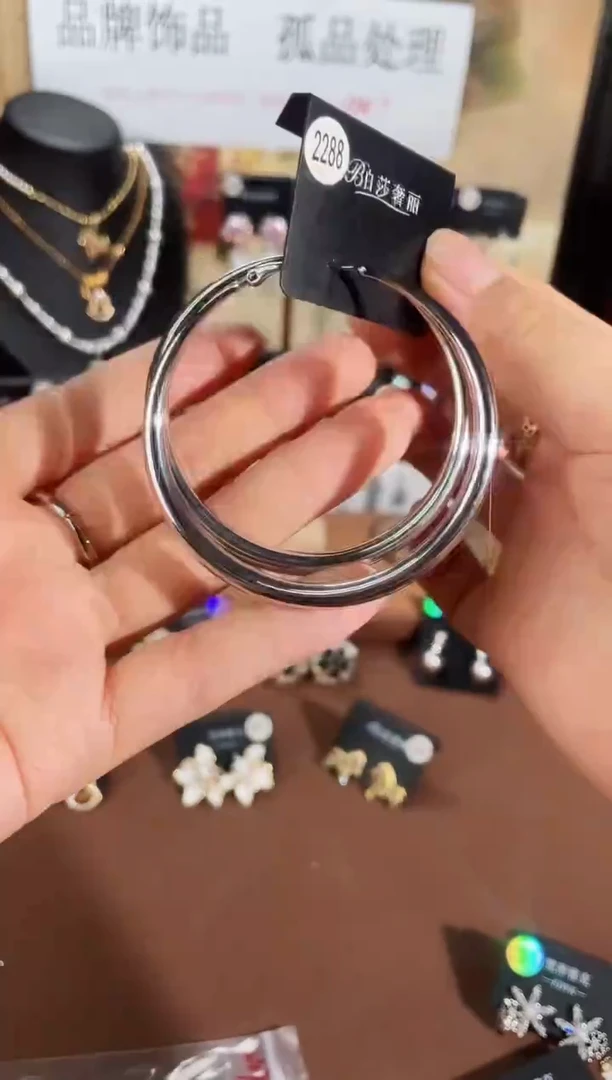 合金925银锆石柏2288