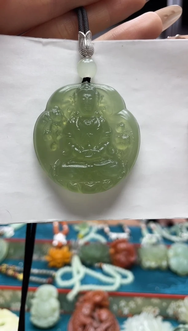 未镶嵌岫玉吊坠·多样性发货*拍一发一