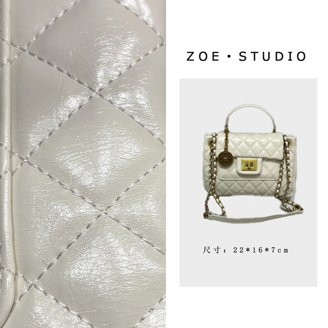 【佐伊甄选】ZT-D7162-燕麦白时尚简约通勤休闲百搭腋下斜挎包包