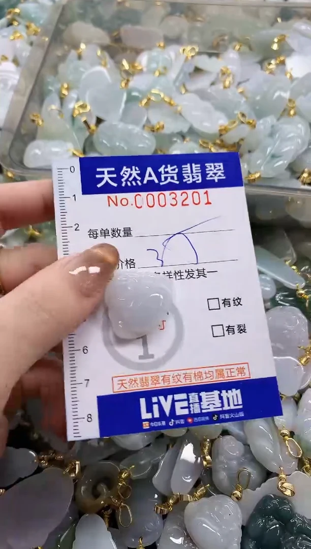 颈饰未镶嵌翡翠天然A货翡翠