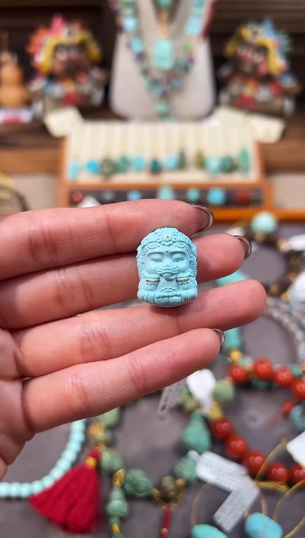 未镶嵌绿松石配饰象神