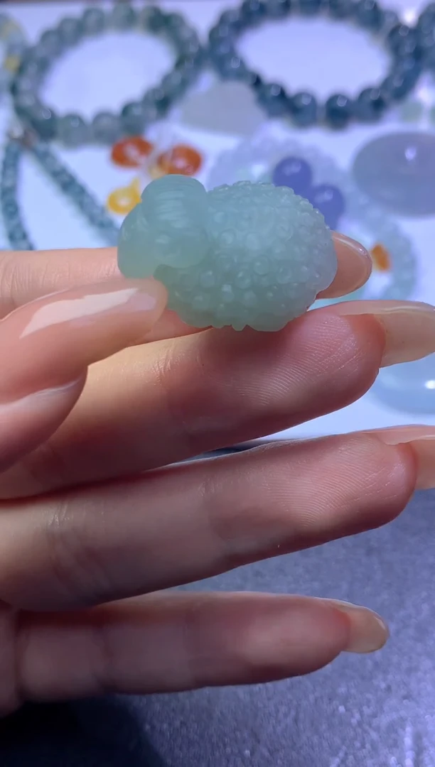 未镶嵌定制翡翠毛货