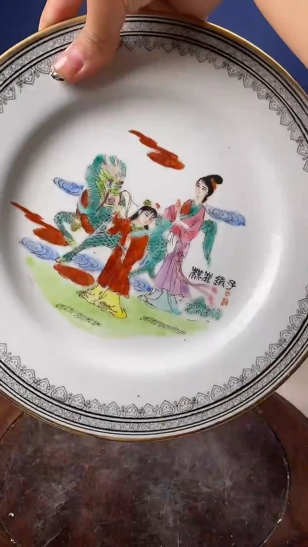 摆件微瑕景德镇厂瓷摆件单件