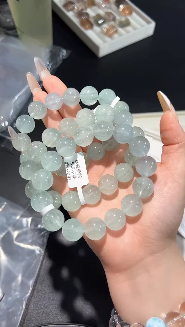未镶嵌手串萤石7g多样性发其一【1条】默认微瑕14mm
