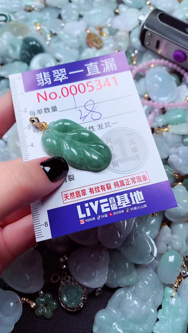 吊坠(不含链)未镶嵌翡翠5341