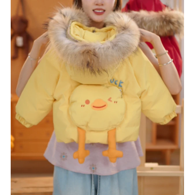 【MQ专属】简尼熊原创设计卡通羽绒服JDW5011