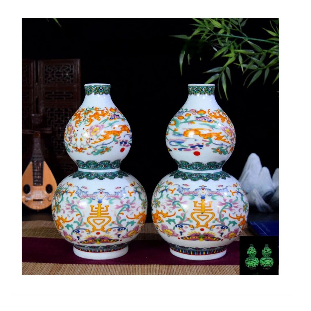 【主播专属】精美时尚百搭葫芦瓶流水摆件