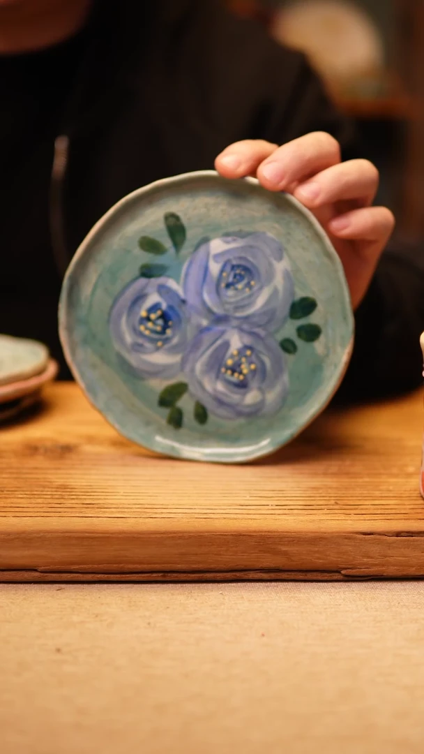 【闪购商品】@@陶园瓷舍@@纯手工手绘@高温釉下彩