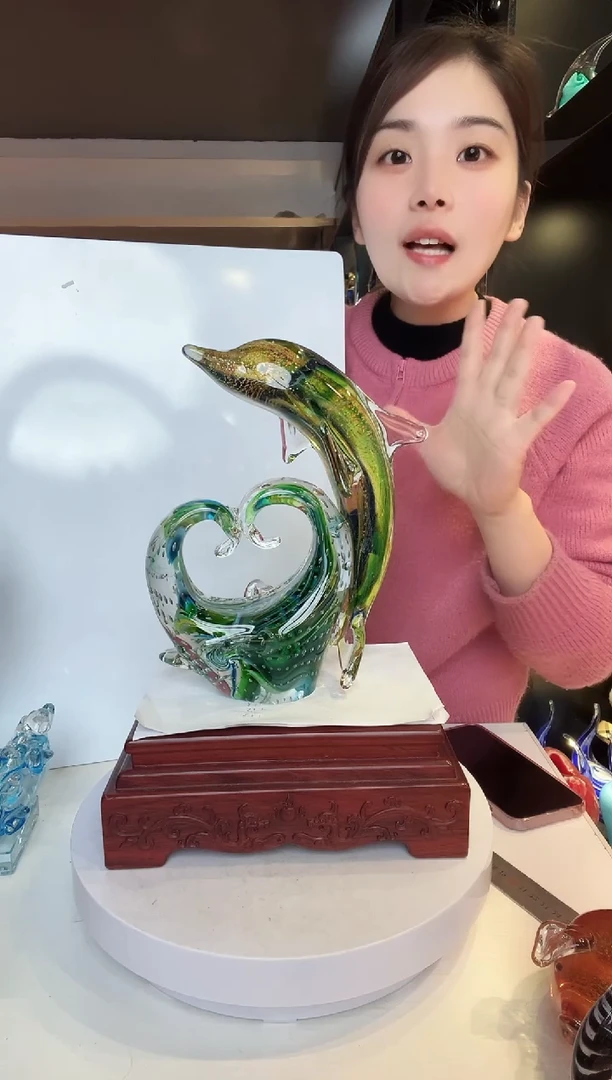 【闪购商品】茶盏琉璃摆件家居摆件