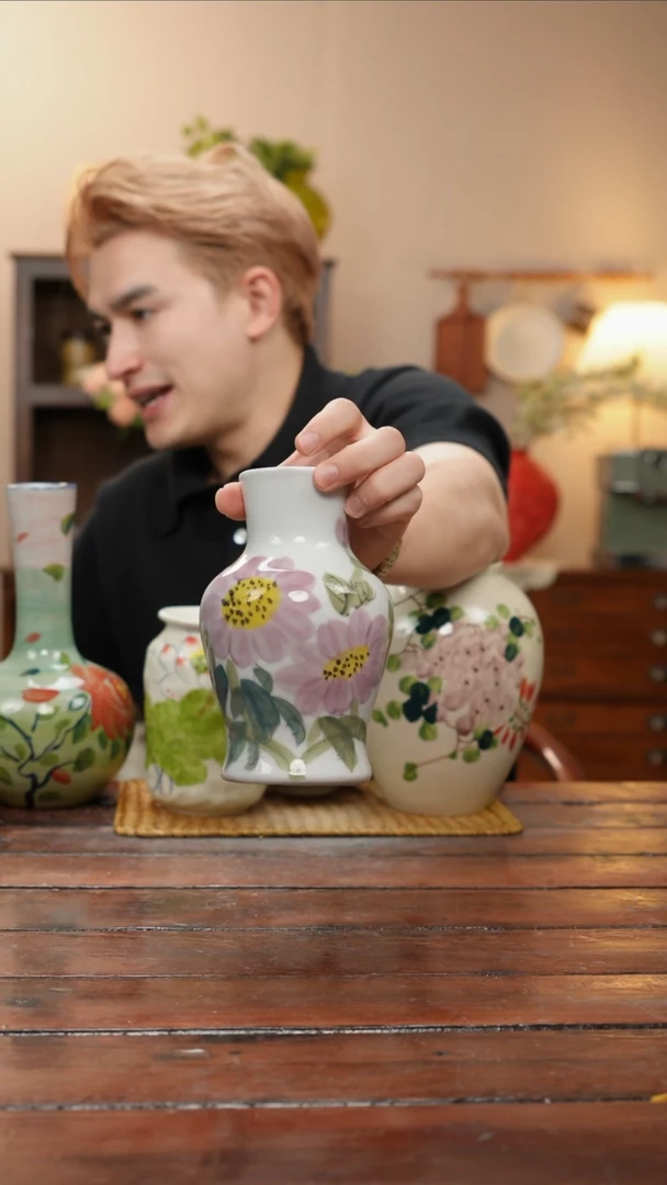 摆件景德镇手作艺术花器