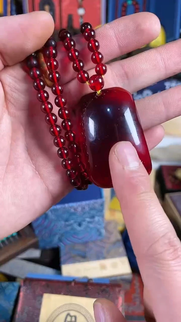 【闪购商品】琥珀颈饰未镶嵌玉琅壹号哈哈哈