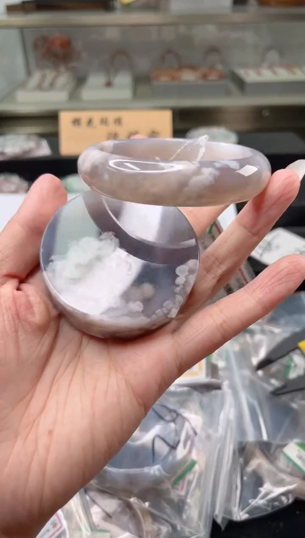 未镶嵌手镯石英质玉62圈口（赠品镯心）125612