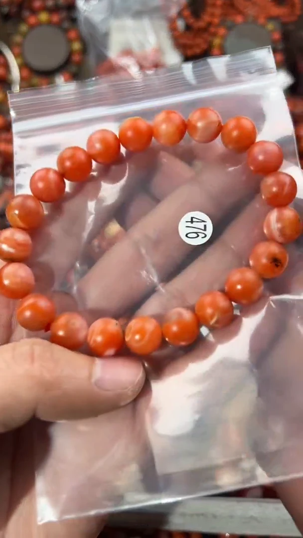 南红玛瑙手串未镶嵌10