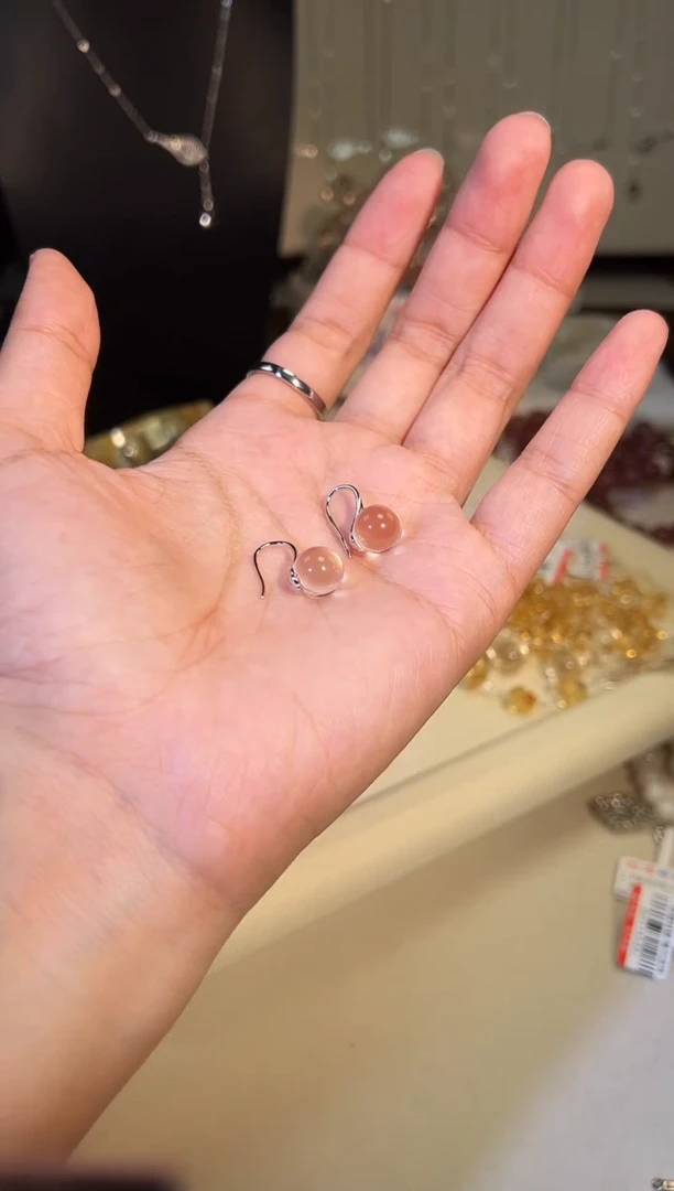 未镶嵌耳钉水晶g179多样性发货一件