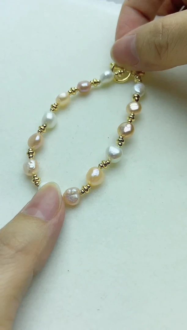 合金手链淡水珍珠320