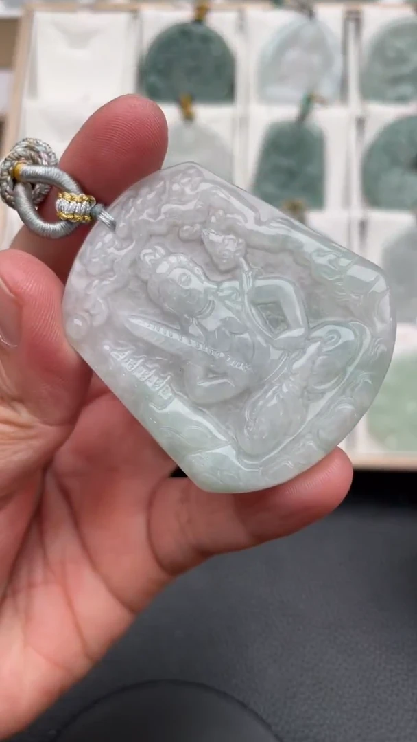 颈饰未镶嵌翡翠天然缅甸翡翠A货456