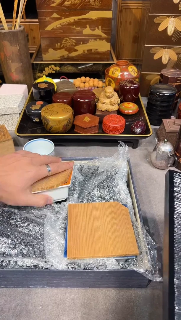 干果盒 大漆漆器大漆漆器