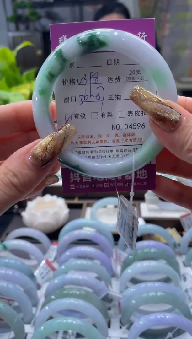 未镶嵌手镯翡翠4596****