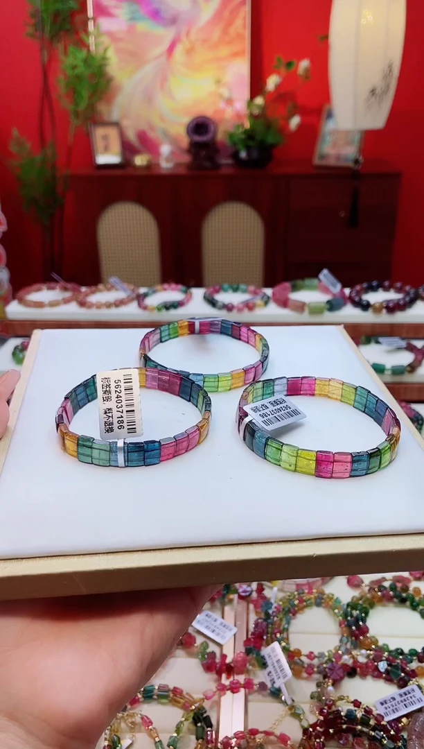 未镶嵌手串碧玺手串多样性发一