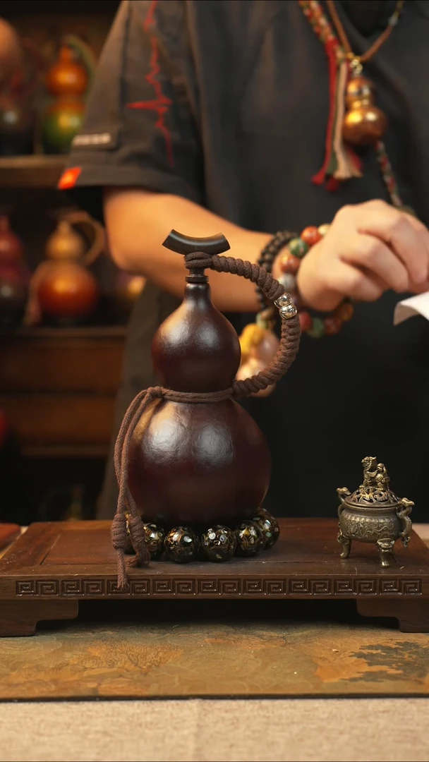 187大漆一物一拍记葫堂出品【不带手串】