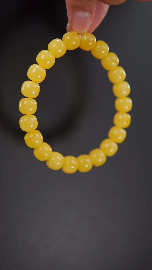 未镶嵌蜜蜡手串焦皮料老型手串24.5