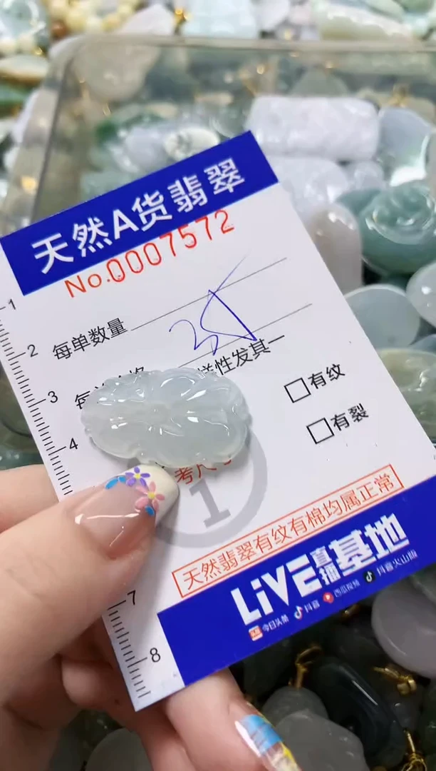 颈饰未镶嵌翡翠野***果天然A货翡翠