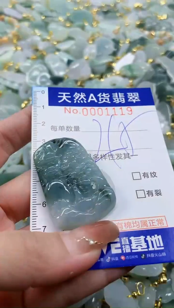 颈饰未镶嵌翡翠天然A货翡翠