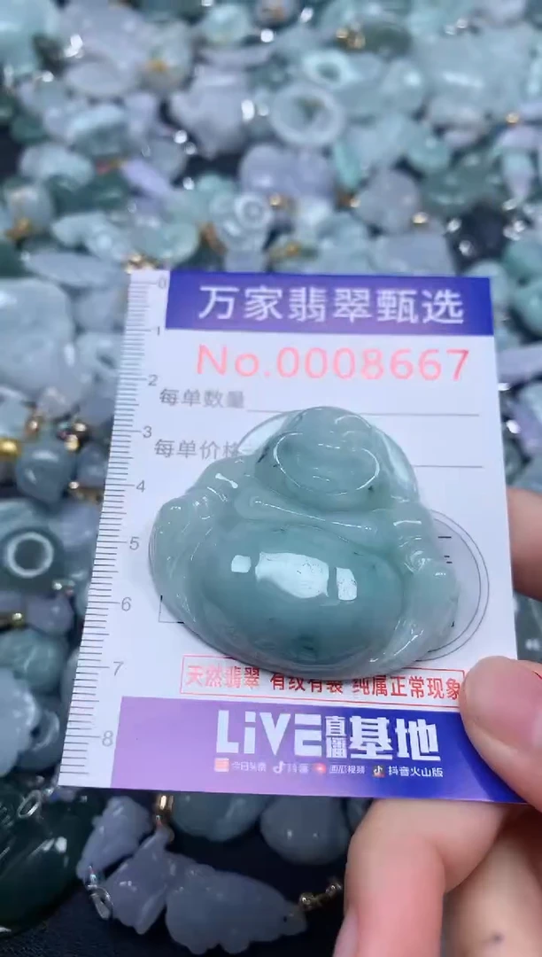 吊坠(不含链)未镶嵌翡翠8667