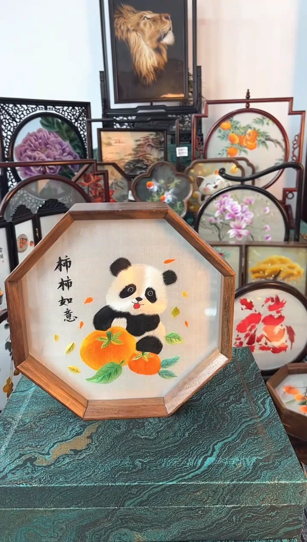 织绣非遗苏绣双面绣